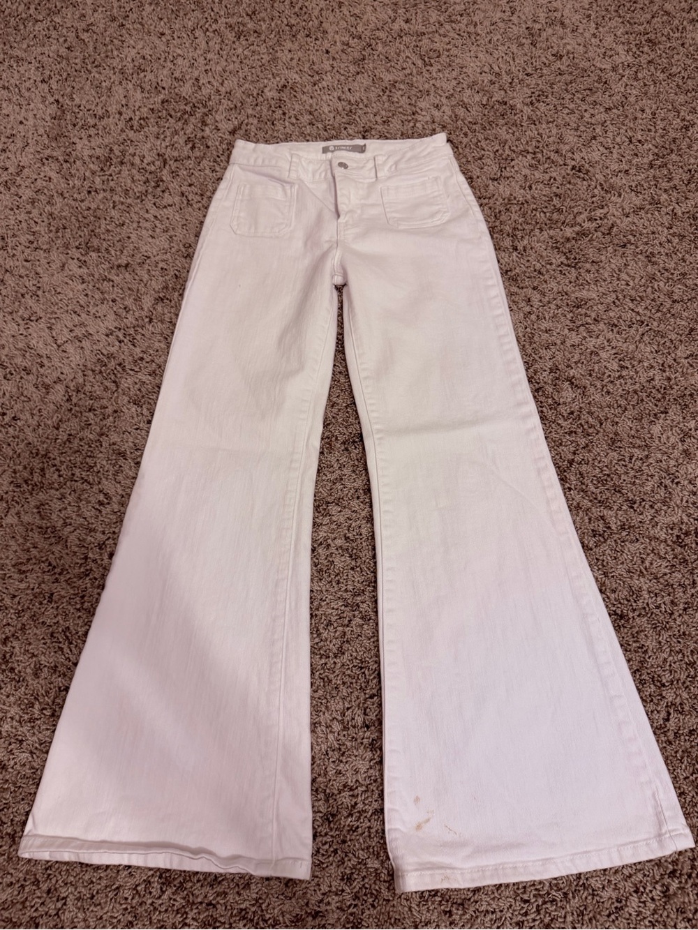 Tractr White Kids Flared Jeans - Wide Leg